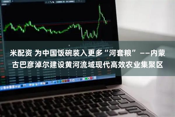 米配资 为中国饭碗装入更多“河套粮” ——内蒙古巴彦淖尔建设黄河流域现代高效农业集聚区
