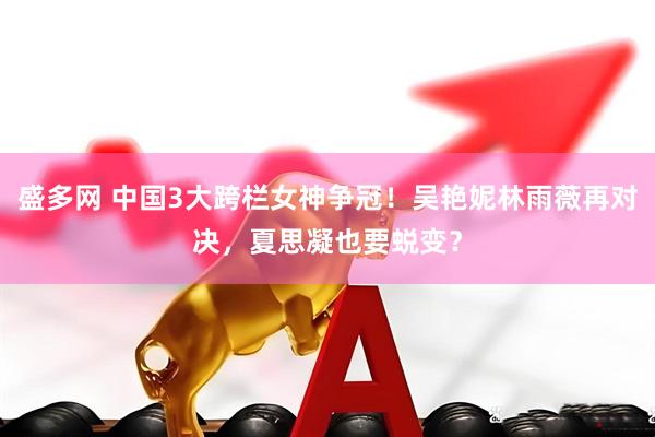 盛多网 中国3大跨栏女神争冠！吴艳妮林雨薇再对决，夏思凝也要蜕变？