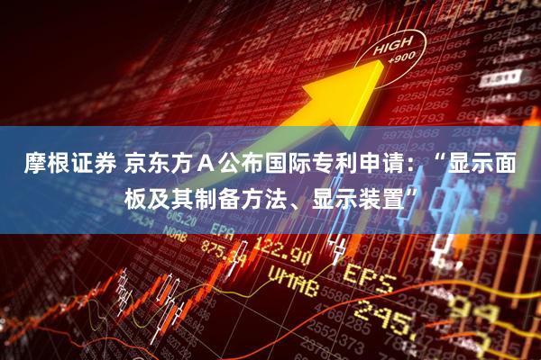 摩根证券 京东方Ａ公布国际专利申请：“显示面板及其制备方法、显示装置”